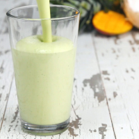 Tropical Green Protein Smoothie Recipe by Tasty image