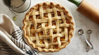 Lattice Peach-Apple Pie Recipe - BettyCrocker.com image