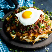 Loaded Pulled Pork Cheese Fries - Shared Appetite image