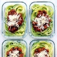 Zucchini Noodles with Quick Turkey Bolognese Recipe ... image