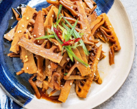 Braised Bamboo Shoots with Soy Sauce (Menma) Recipe | SideChef image