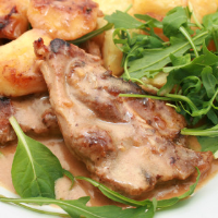 Marion's Butterfly Pork Chops and Gravy image
