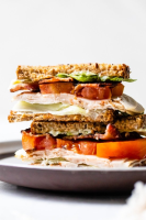 Classic Turkey Club Sandwich (made lighter!) - Skinnytaste image