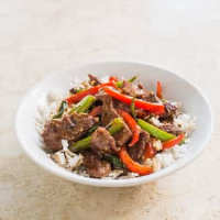 Beef Stir-Fry with Bell Peppers and Black Pepper Sauce ... image