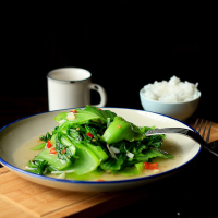 Mustard Green Recipe–Stir Fry | China Sichuan Food image
