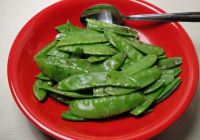 Microwave Snow Peas Recipe - Food.com image