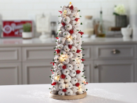 Donut Hole Christmas Tree Recipe | MyRecipes image
