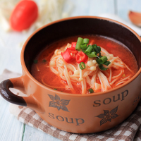 Easy Enoki Mushroom Soup | China Sichuan Food image