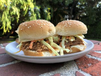 Slow-Cooker BBQ Pulled Pork Sliders with Slaw Recipe ... image