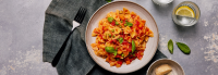 Farfalle pasta with tomato & vegetable sauce | Napolina image