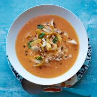 Silky Tortilla Soup Recipe | Food & Wine image