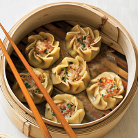 Pork and Shrimp Dumplings (Shu Mai) Recipe | MyRecipes image