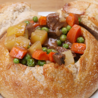 Disneyland's Slow-Cooked Beef Stew Bread Bowl Recipe by Tasty image