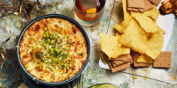 Baked Three-Cheese Onion Dip with Chive and Pepperoncini ... image