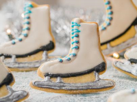 Ice-Skate Cookies Recipe | Wanna Make This? | Food Network image