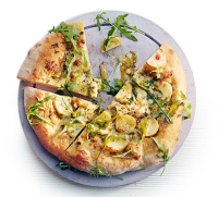 Potato & pesto pizza recipe | BBC Good Food image