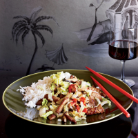 Shanghai Stir-Fried Pork with Cabbage Recipe | Food & Wine image