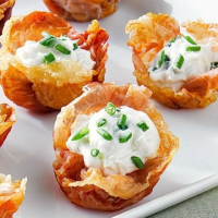 Amazing Prosciutto Cups Appetizer Recipe with Goat Cheese ... image
