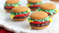 Mini Burger Cookies Recipe - Tablespoon.com image