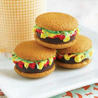 Mini Burger Cookie Recipe at WomansDay.com- Holiday Cookie ... image