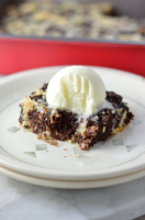 Leftover Brownie Bread Pudding | A Taste of Madness image
