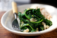 Rice Bowl With Spinach or Pea Tendrils Recipe - NYT Cooking image