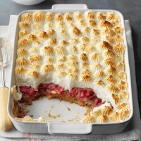 Rhubarb Torte Recipe: How to Make It - Taste of Home image