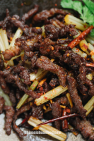 Sichuan Dry Fried Beef | China Sichuan Food image