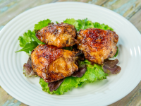 Roasted Chicken Thighs with Orange and Ginger Marinade ... image