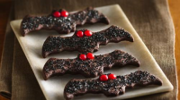 Chocolate Bat Cookies Recipe - BettyCrocker.com image