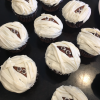 Easy Halloween Mummy Cupcakes Recipe | Allrecipes image