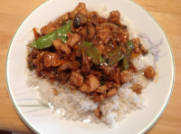 Stir fry princess chicken over rice | Just A Pinch Recipes image
