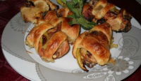 Chicken Legs with Sivri Peppers in Puff Pastry - Recipe ... image