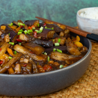CHINESE CHICKEN AND EGGPLANT IN GARLIC SAUCE RECIPES