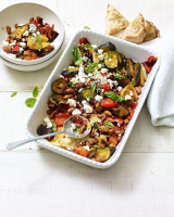 Mediterranean summer roasted vegetables recipe | delicious ... image
