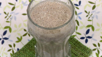 Black Sesame Smoothie Recipe (Beauty Drink with Banana and ... image