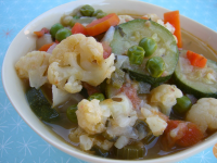 Fresh Vegetable Basil Soup Recipe - Food.com image