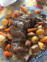 Slow Cooker Eye of Round Roast With Vegetables Recipe ... image