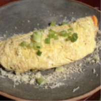 Smoky Mountain Cheesy Crawfish Omelette from Ramsay Around ... image