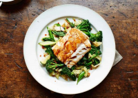 Asian cod with stir-fried greens | Sainsbury's Recipes image