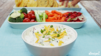 Cheesy Sour Cream and Salsa Dip Recipe | Allrecipes image