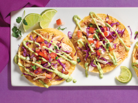 Chicken Tostadas with Avocado-Lime Ranch | Hy-Vee image