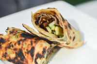 Grilled Scallion Pancake Beef Rolls Recipe :: The Meatwave image