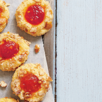 Cornmeal Thumbprint Cookies with Tomato Jam Recipe image