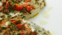 Swordfish baked with herbs Recipe | Good Food image
