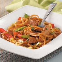 Chinese Pork 'n' Noodles Recipe: How to Make It image