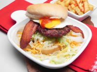 Over-Easy Egg Hamburgers Recipe | Allrecipes image