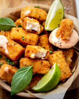 Crispy Fried Silken Tofu | Vegan | Restaurant Style image