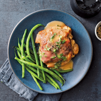 Slow-Cooker Turkey Thighs with Herb Gravy Recipe | EatingWell image
