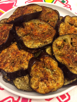 Spicy Garlic Oven Roasted Eggplant Slices Recipe – Melanie ... image